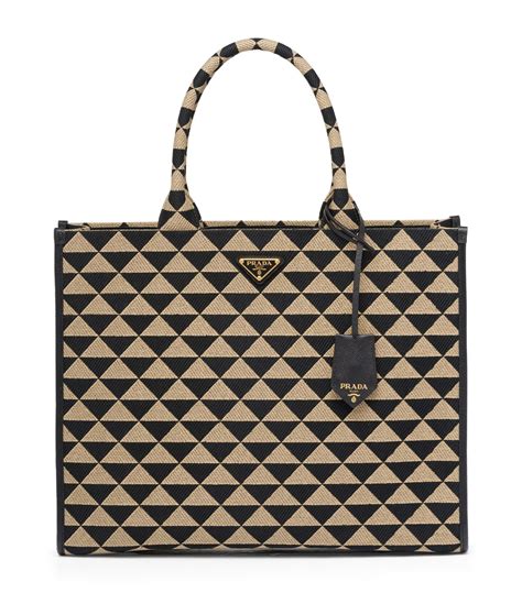 prada large symbole tote|prada nylon small tote.